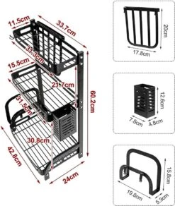 Sens Design Kruidenrek Staand – Keukenrek Voor Kruidenpotjes - Zwart 18 Sens Design Kruidenrek Staand – Keukenrek Voor Kruidenpotjes - Zwart -Mepal Shop 1015x1200