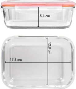 Lock&Lock Glazen Vershoudbakjes - Glazen Meal Prep Bakjes - Glazen Bakjes Met Deksel - Ovenschaal Met Deksel - Set Van 4 Stuks - 1 Liter -Mepal Shop 1024x1200 1