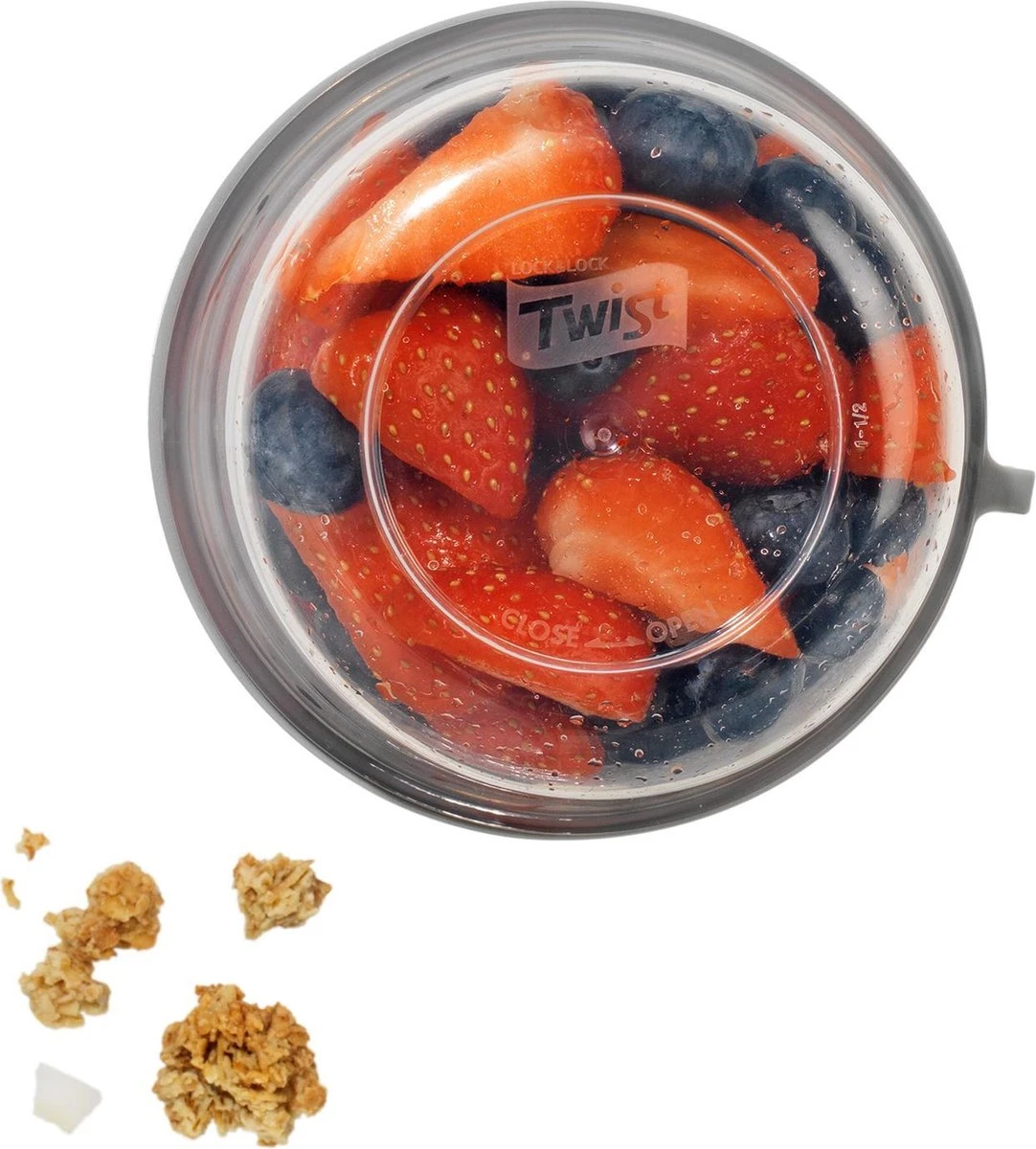 Lock&Lock Yoghurtbeker - Yoghurt Beker To Go - Muesli Beker To Go - Lunchpot - Lunchbeker - Medium - 560 Ml + 310 Ml - Wit 9 Lock&Lock Yoghurtbeker - Yoghurt Beker To Go - Muesli Beker To Go - Lunchpot - Lunchbeker - Medium - 560 Ml + 310 Ml - Wit - Afbeelding 9