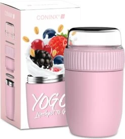 Coninx Thermos Lunchbox - Muesli Beker To Go - Isoleer Lunchpot - Yoghurtbeker To Go - Mueslibeker 840ml (600ml+240ml) - RVS / Roze 23 Coninx Thermos Lunchbox - Muesli Beker To Go - Isoleer Lunchpot - Yoghurtbeker To Go - Mueslibeker 840ml (600ml+240ml) - RVS / Roze -Mepal Shop 1086x1200 1