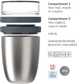 Mepal – Isoleer Lunchpot Ellipse – Houdt Je Eten 6-8 Uur Warm En 12 Uur Koud – Titanium – 2 Compartimenten – Soep Beker To Go – Yoghurt Beker Muesli - Thermos Lunchbox 10 Mepal – Isoleer Lunchpot Ellipse – Houdt Je Eten 6-8 Uur Warm En 12 Uur Koud – Titanium – 2 Compartimenten – Soep Beker To Go – Yoghurt Beker Muesli - Thermos Lunchbox -Mepal Shop 1108x1200 1