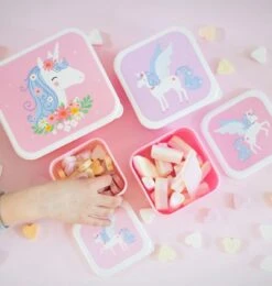 A Little Lovely Company - Brooddoos - Broodtrommel - Lunch & Snack Box Set Van 4 - Eenhoorn 14 A Little Lovely Company - Brooddoos - Broodtrommel - Lunch & Snack Box Set Van 4 - Eenhoorn -Mepal Shop 1142x1200 12