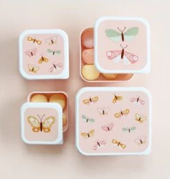 A Little Lovely Company - Brooddoos - Broodtrommel - Lunch & Snack Box Set Van 4 - Vlinders 10 A Little Lovely Company - Brooddoos - Broodtrommel - Lunch & Snack Box Set Van 4 - Vlinders -Mepal Shop 1142x1200 14