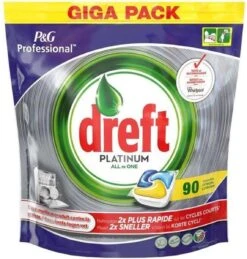 Dreft Platinum - All In One Lemon - 3 X 90 (270) Stuks - Vaatwastabletten - Voordeelverpakking 5 Dreft Platinum - All In One Lemon - 3 X 90 (270) Stuks - Vaatwastabletten - Voordeelverpakking -Mepal Shop 1145x1200