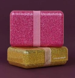 Lunch Box: Glitter - Roze | A Little Lovely Company -Mepal Shop 1149x1200 1