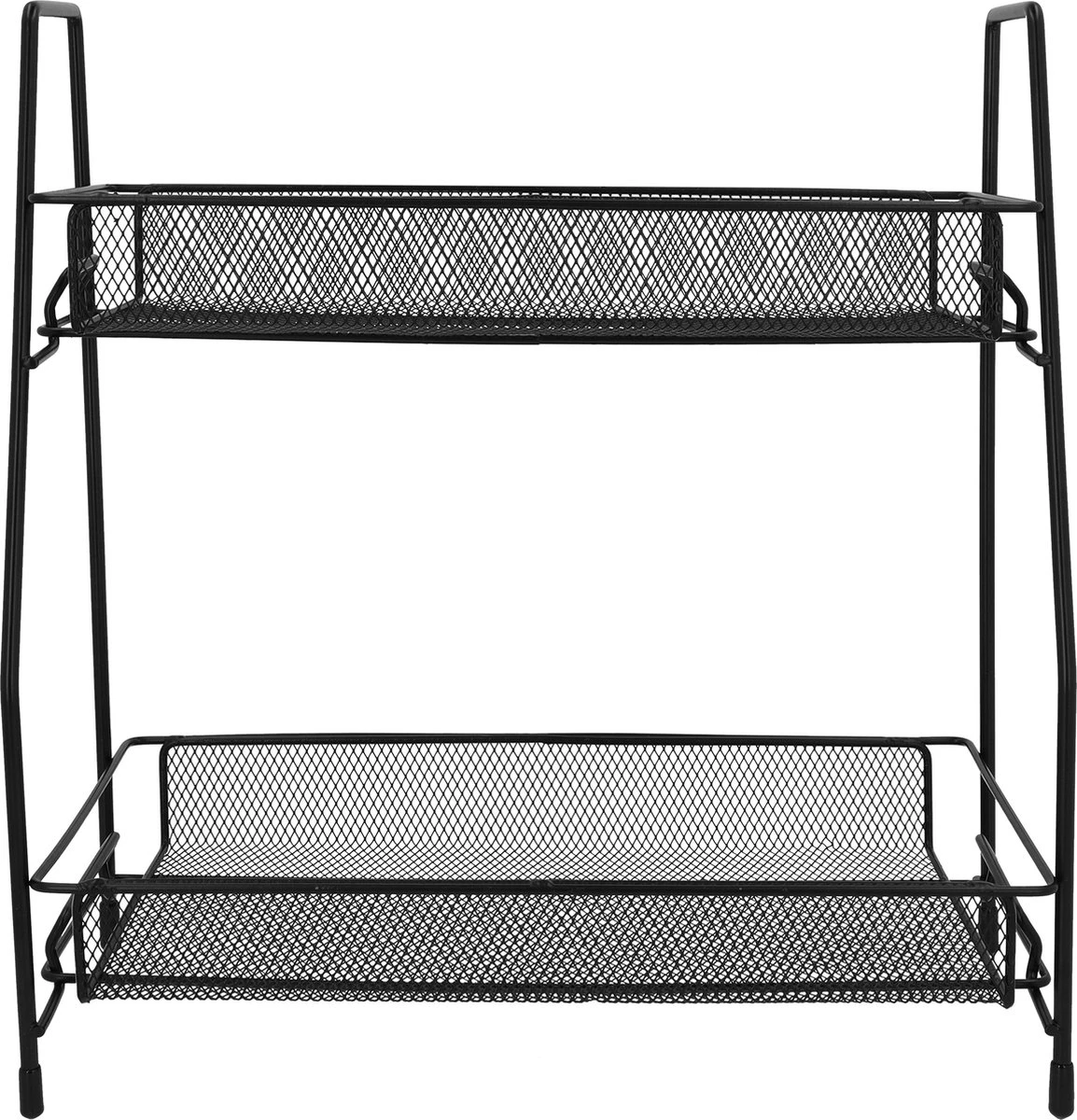 QUVIO Kruidenrekken Staal - Kruidenrek Staand - Kruidenrekken Zwart - Opbergrek - Opbergrekken Breedte Van 25 Tot 50 Cm - Opbergrek Zwart - Keukenrek - Keukenrek Staand 2 Laags - Zwart - Metaal 3 QUVIO Kruidenrekken Staal - Kruidenrek Staand - Kruidenrekken Zwart - Opbergrek - Opbergrekken Breedte Van 25 Tot 50 Cm - Opbergrek Zwart - Keukenrek - Keukenrek Staand 2 Laags - Zwart - Metaal - Afbeelding 3