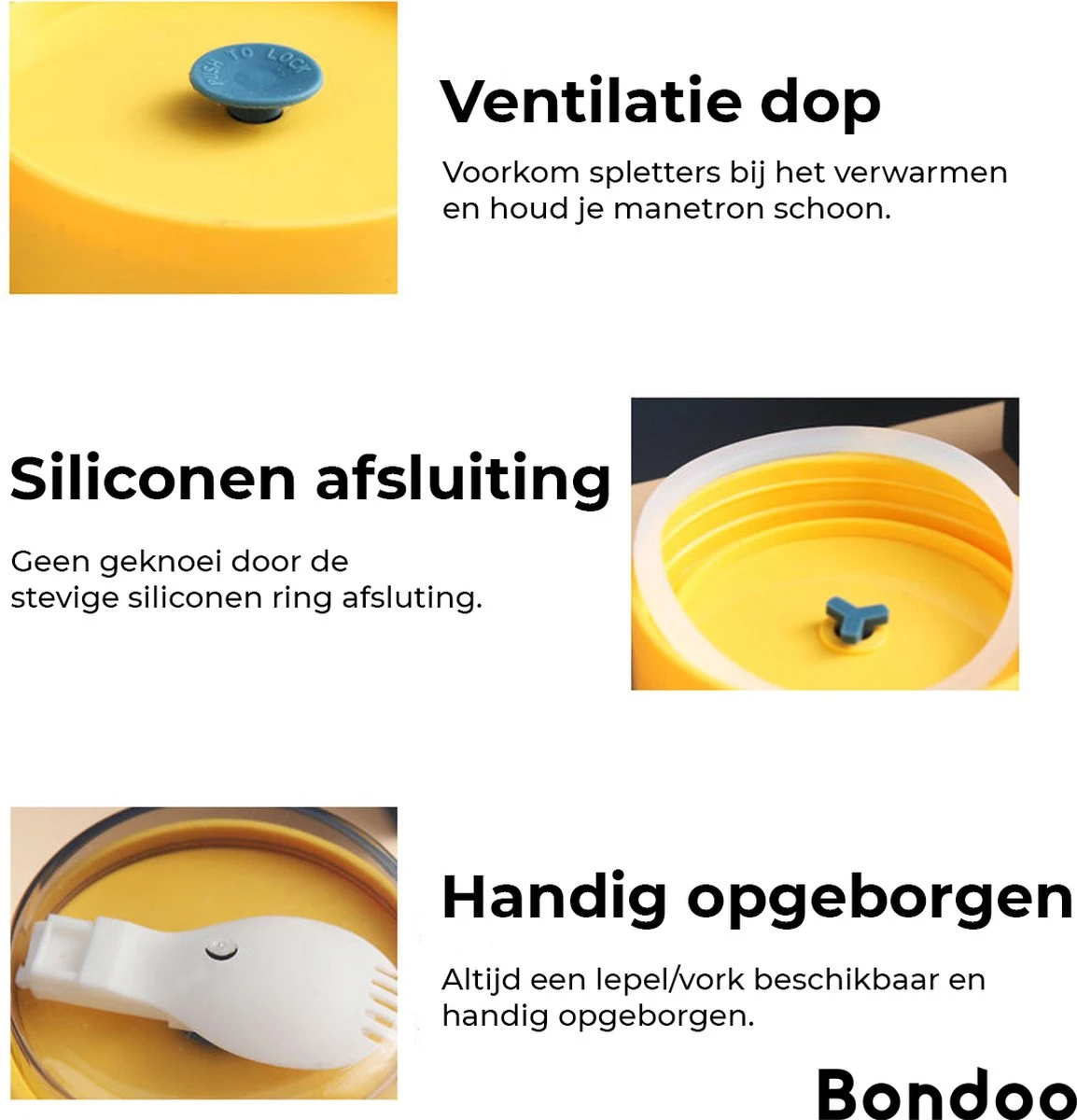 Soepbeker Magnetron Met Hendel - Roze 500ml - Hitte Bestendige Beker - Lunchcontainer - Yoghurt To Go - Soepbeker To Go - Inclusief Lepel/vork 2 Soepbeker Magnetron Met Hendel - Roze 500ml - Hitte Bestendige Beker - Lunchcontainer - Yoghurt To Go - Soepbeker To Go - Inclusief Lepel/vork - Afbeelding 2