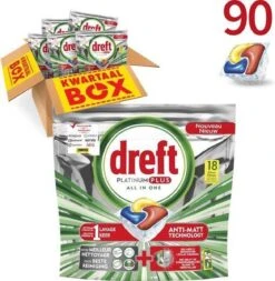 Dreft Platinum Plus Citroen - Voordeelverpakking 5x18 Stuks - Wasmiddel Capsules 13 Dreft Platinum Plus Citroen - Voordeelverpakking 5x18 Stuks - Wasmiddel Capsules -Mepal Shop 1170x1200 1