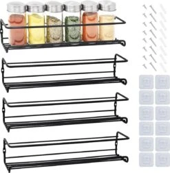 Merkloos Friendly Kitchen - Zwart Ophangbaar Kruidenrek - Modern Strak Kruidenrekje - Staal 13 Merkloos Friendly Kitchen - Zwart Ophangbaar Kruidenrek - Modern Strak Kruidenrekje - Staal -Mepal Shop 1178x1200