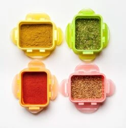 Lock&Lock (mini) Vershoudbakjes Set Met Deksel - Snackdoosjes - Snackbox - Set Van 4 Stuks - Kinderen - Lekvrij - BPA Vrij - Klein - 180 Ml - Multicolor -Mepal Shop 1182x1200 3