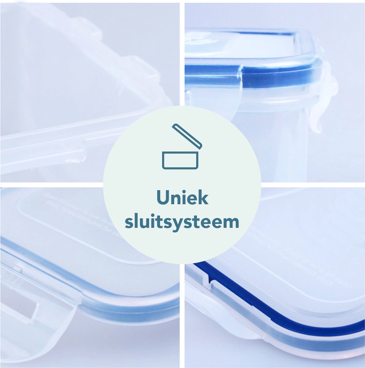 Lock&Lock (mini) Vershoudbakjes Set Met Deksel - Bewaardozen Voedsel - Snackdoosjes - Set Van 4 Stuks - Klein - 180 Ml - Transparant 5 Lock&Lock (mini) Vershoudbakjes Set Met Deksel - Bewaardozen Voedsel - Snackdoosjes - Set Van 4 Stuks - Klein - 180 Ml - Transparant - Afbeelding 5