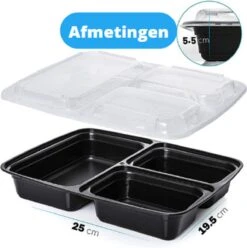 Meal Prep Bakjes - 6 Stuks - 3 Compartimenten - Vershoudbakjes - Meal Prep - 1L - Magnetron Bakjes Met Deksel - Vershouddoos 16 Meal Prep Bakjes - 6 Stuks - 3 Compartimenten - Vershoudbakjes - Meal Prep - 1L - Magnetron Bakjes Met Deksel - Vershouddoos -Mepal Shop 1193x1200 2