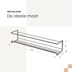 Noswo Kruidenrek Ophangbaar - Voor 24 Kruidenpotjes - 4 Stuks - Keukenrek Hangend - RVS - Zwart 14 Noswo Kruidenrek Ophangbaar - Voor 24 Kruidenpotjes - 4 Stuks - Keukenrek Hangend - RVS - Zwart -Mepal Shop 1198x1200