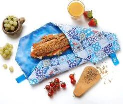 Boc'n'Roll Foodwrap - Patchwork Blauw -Mepal Shop 1200x1014