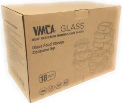 VMCA Glazen Vershoudbakjes Voor Vriezer Oven En Magnetron - 9 Bakjes -Mepal Shop 1200x1016 1
