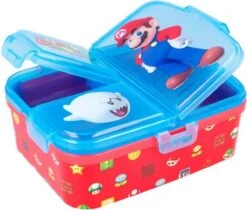 Stor Lunchbox Super Mario 18,5 X 15 Cm Polypropyleen Blauw/rood