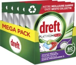 Dreft Platinum Plus All In One Machine Clean - Vaatwastabletten - 80 Tabletten 6 Dreft Platinum Plus All In One Machine Clean - Vaatwastabletten - 80 Tabletten -Mepal Shop 1200x1027 1
