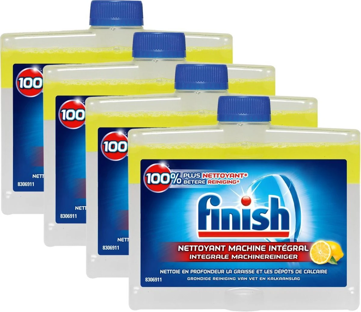 Finish Integrale Machinereiniger Citroen Vaatwasser - 4x 250 ML - Voordeelpak 9 Finish Integrale Machinereiniger Citroen Vaatwasser - 4x 250 ML - Voordeelpak - Afbeelding 9