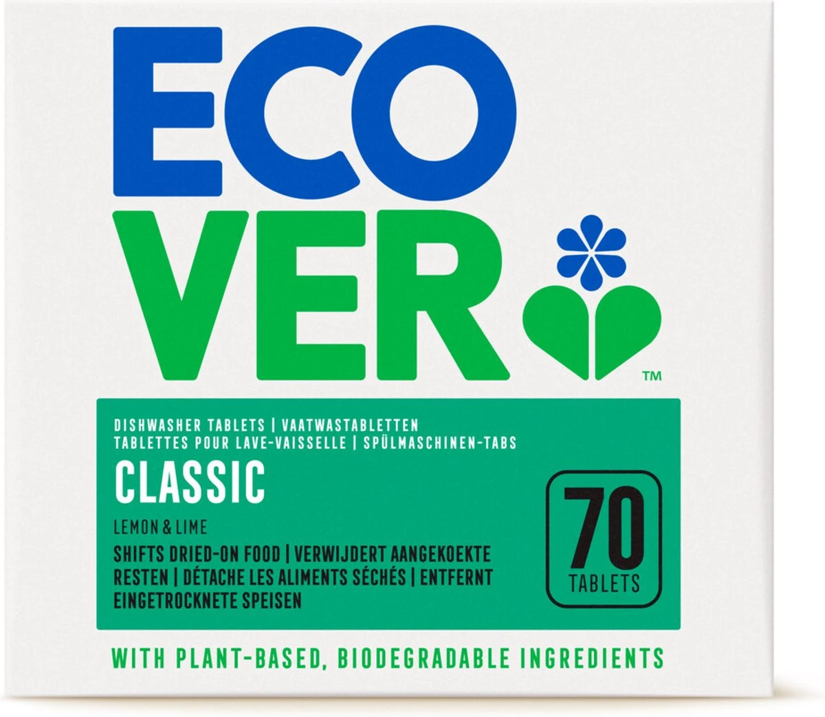 Ecover - Vaatwastabletten Classic - 70 Tabs 6 Ecover - Vaatwastabletten Classic - 70 Tabs - Afbeelding 6