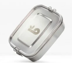 Roestvrij Staal Maaltijdbox 800 Ml| Lunch Box | Duurzaam | Beweegbare Afstandhouder | Broodtrommel Dishwasher | RVS Lunchbox Lekvrij | Stainless Steel Kleine Broodtrommel| Broodtrommel School | Bambaw