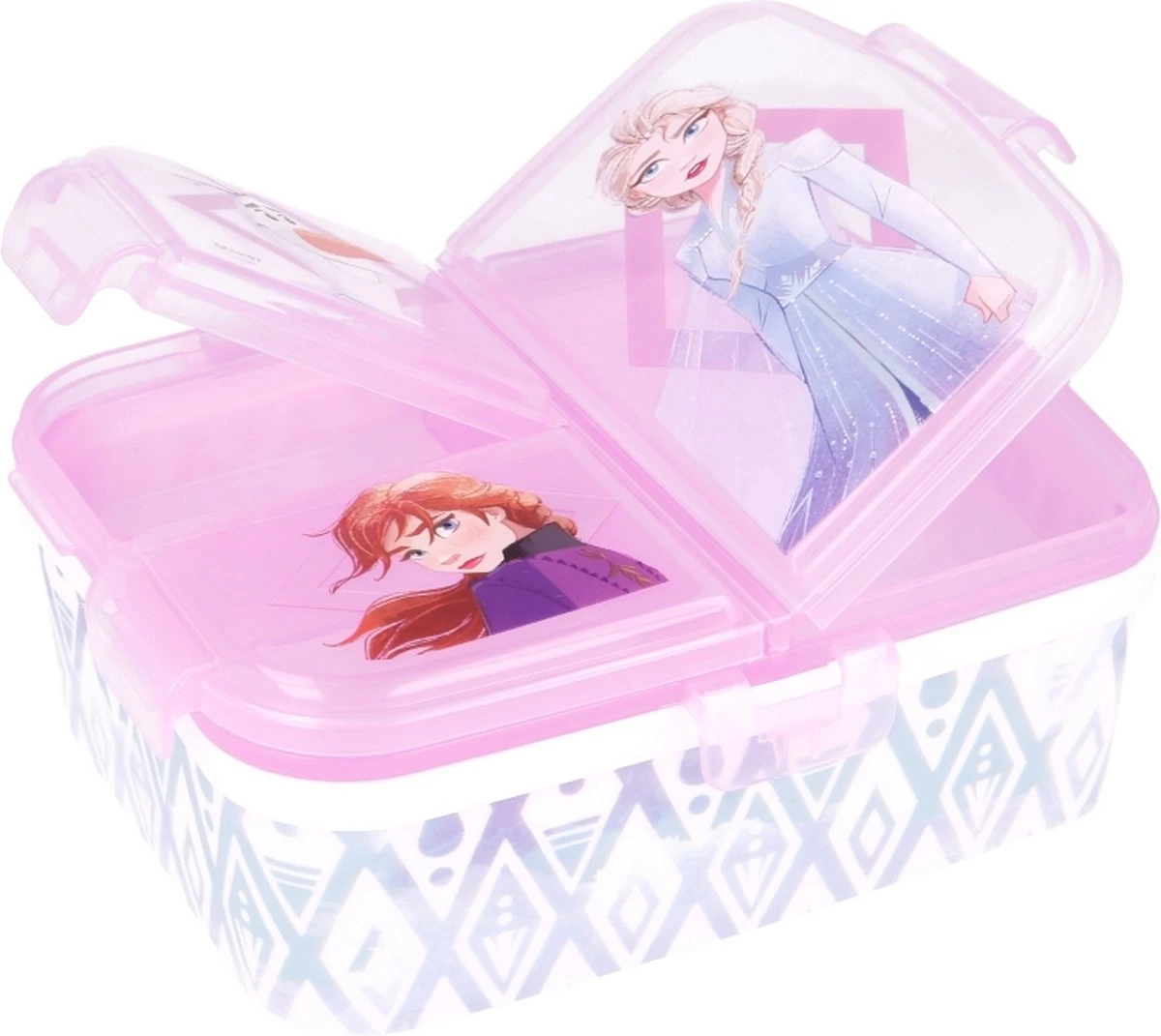 Disney Frozen Broodtrommel 3 Vakjes - 17x20 Cm - Brooddoos -Lunchbox 7 Disney Frozen Broodtrommel 3 Vakjes - 17x20 Cm - Brooddoos -Lunchbox - Afbeelding 7