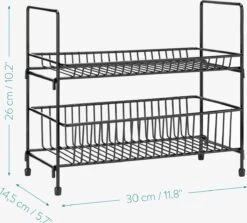 Navaris Stalen Kruidenrekje 2 Etages - Kruidenrek Staand - Rek Voor Kruidenpotjes En Glaasjes - Multifunctionele Organizer Voor Keuken En Badkamer 10 Navaris Stalen Kruidenrekje 2 Etages - Kruidenrek Staand - Rek Voor Kruidenpotjes En Glaasjes - Multifunctionele Organizer Voor Keuken En Badkamer -Mepal Shop 1200x1084