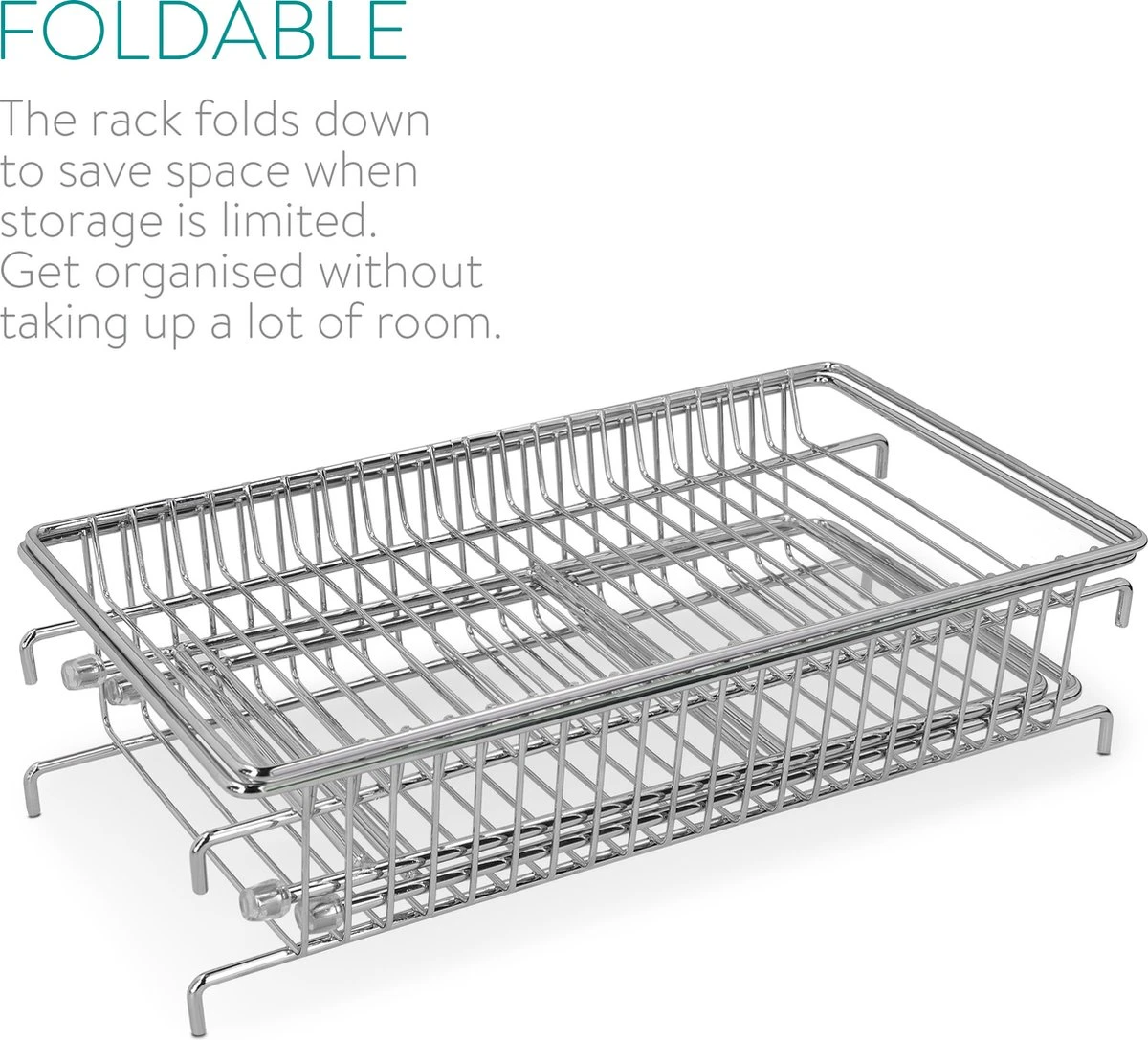 Navaris Stalen Kruidenrekje 2 Laags - Kruidenrek Staand - Rek Voor Kruidenpotjes En Glaasjes - Multifunctionele Organizer Voor Keuken En Badkamer 3 Navaris Stalen Kruidenrekje 2 Laags - Kruidenrek Staand - Rek Voor Kruidenpotjes En Glaasjes - Multifunctionele Organizer Voor Keuken En Badkamer - Afbeelding 3