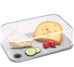 Mepal - Kaasstolp Modula - 2800 Ml - Wit - Inclusief Snijplank - Zicht Op Inhoud - Vershouddoos - Kaasbak -Mepal Shop 1200x1090 1