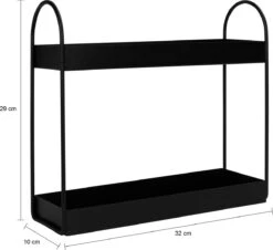 QUVIO Kruidenrek Staand - Keukenrek - Kruidencarrousel - Aanrecht Organizer -Keuken Organizer - Opbergrek - Metaal - 10 X 32 X 29 Cm - Zwart 9 QUVIO Kruidenrek Staand - Keukenrek - Kruidencarrousel - Aanrecht Organizer -Keuken Organizer - Opbergrek - Metaal - 10 X 32 X 29 Cm - Zwart -Mepal Shop 1200x1096