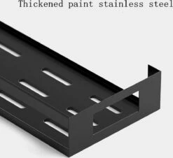 Merkloos Kruidenrek / Opbergrek - RVS - Perforatievrij Aan De Muur Gemonteerd - 50x13x6 Cm - Zwart 12 Merkloos Kruidenrek / Opbergrek - RVS - Perforatievrij Aan De Muur Gemonteerd - 50x13x6 Cm - Zwart -Mepal Shop 1200x1099 1