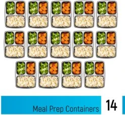 Meal Prep Bakjes - 14 Stuks - 3 Compartimenten - Lunchbox - Diepvriesbakjes - Vershoudbakjes - Plastic Bakjes Met Deksel - Magnetron Bakjes Met Deksel - Meal Prep - Vershouddoos - 1L - BPA Vrij - Fitcrafters 17 Meal Prep Bakjes - 14 Stuks - 3 Compartimenten - Lunchbox - Diepvriesbakjes - Vershoudbakjes - Plastic Bakjes Met Deksel - Magnetron Bakjes Met Deksel - Meal Prep - Vershouddoos - 1L - BPA Vrij - Fitcrafters -Mepal Shop 1200x1106 3