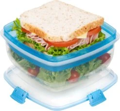 Sistema To Go Vershouddoos - Voor Salade - Blauw - 1.1 Liter -Mepal Shop 1200x1110