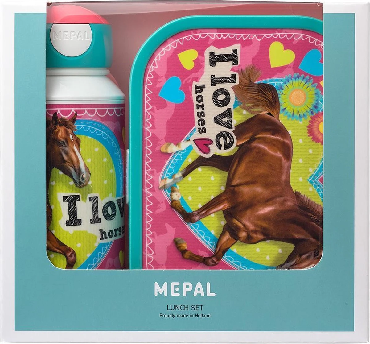 Mepal – Lunchset Campus (pu + Lb) – Pop-up Drinkfles En Broodtrommel Voor Kinderen – My Horse – Bento Box – Lekvrij 3 Mepal – Lunchset Campus (pu + Lb) – Pop-up Drinkfles En Broodtrommel Voor Kinderen – My Horse – Bento Box – Lekvrij - Afbeelding 3