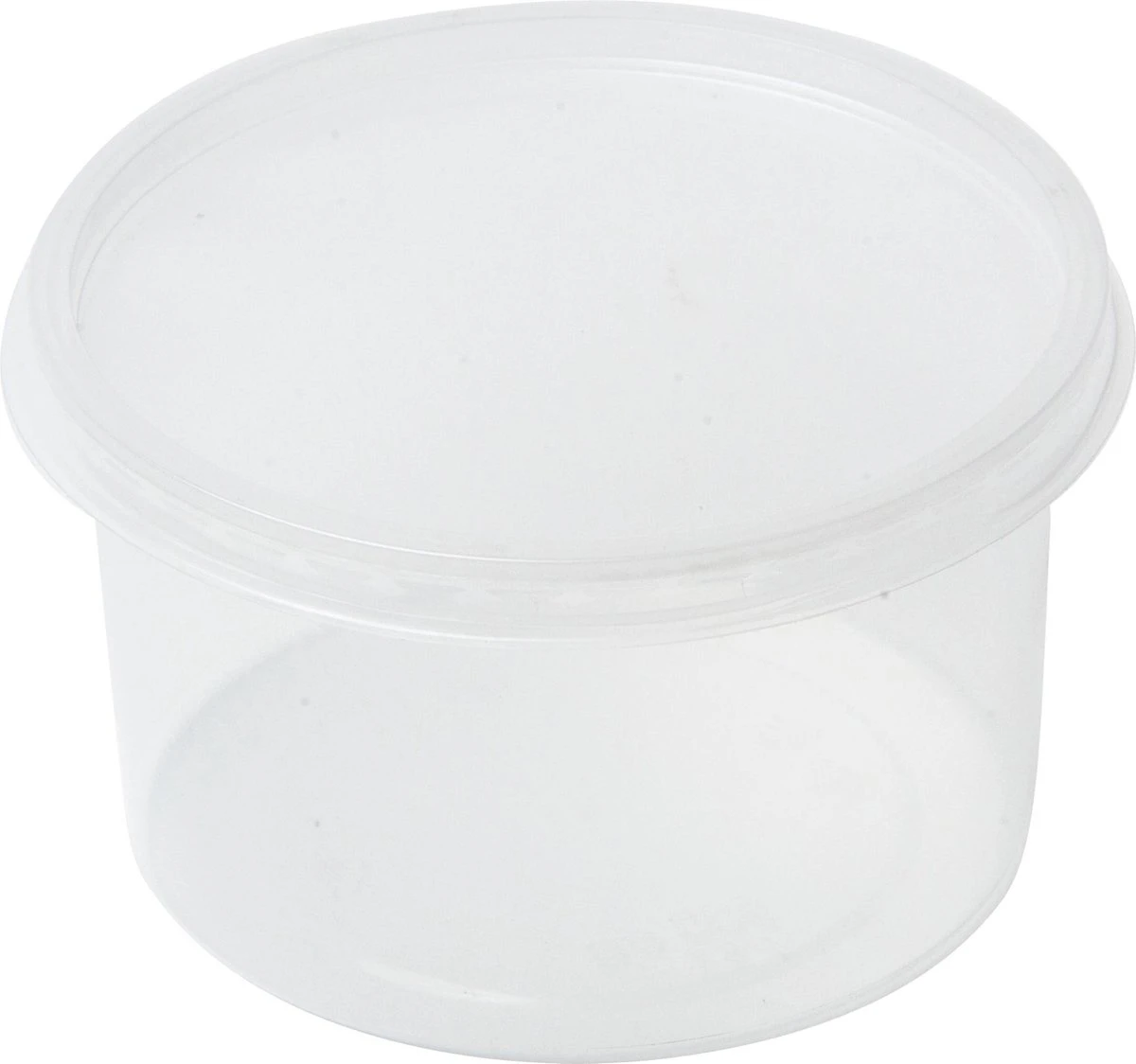 Strong PP Plastic Rond Magnetron Bak 500ml TRANSPARANT 100 St Met Deksel 1 Strong PP Plastic Rond Magnetron Bak 500ml TRANSPARANT 100 St Met Deksel