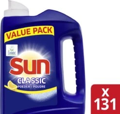 SUN® Sun Vaatwaspoeder - Citroen 131 Vaatwasbeurten - 4 Stuks -Mepal Shop 1200x1140 2
