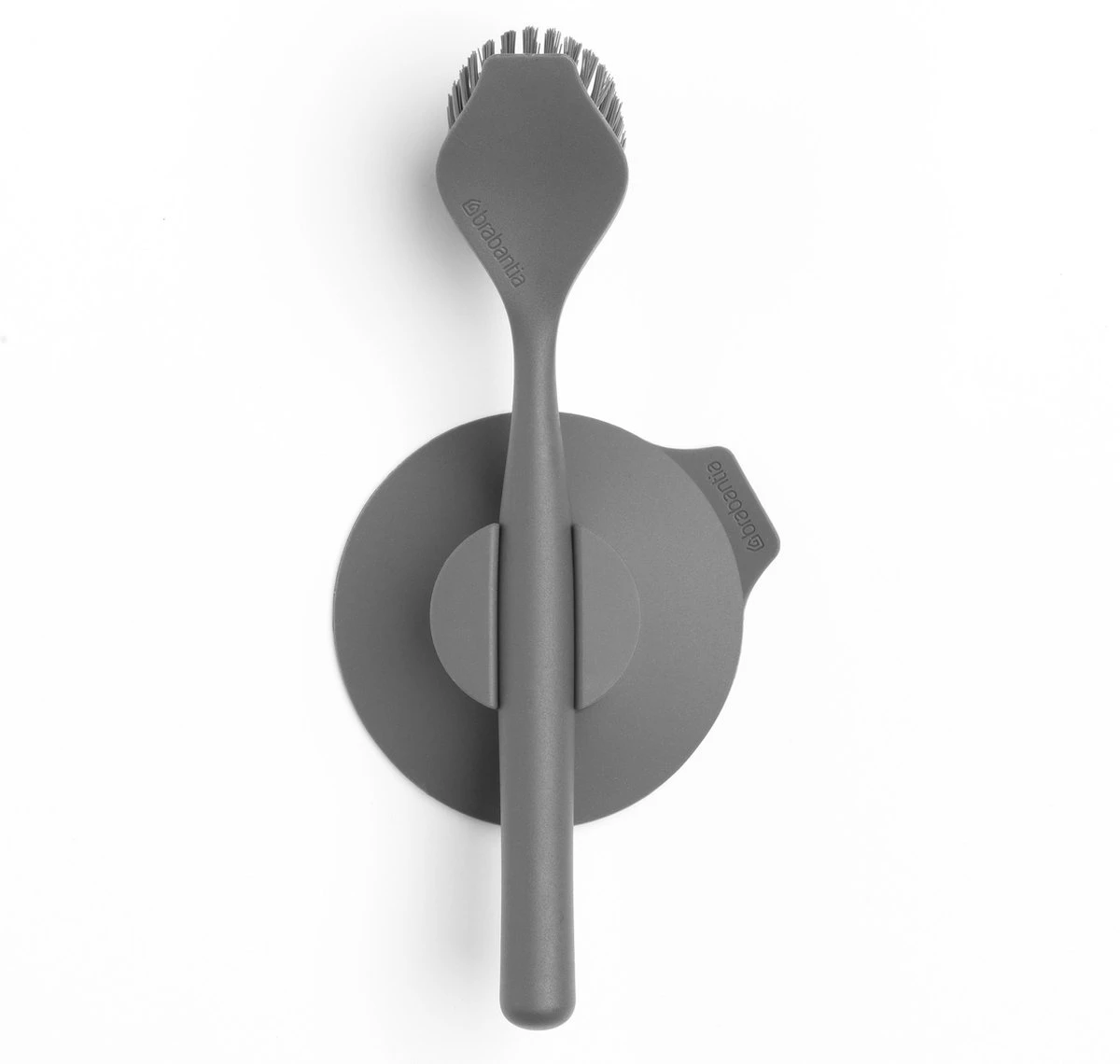 Brabantia SinkSide Afwasborstel - Met Zuignaphouder - Dark Grey 1 Brabantia SinkSide Afwasborstel - Met Zuignaphouder - Dark Grey