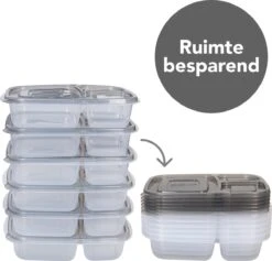 Meal Prep Bakjes - Diepvriesbakjes - Vershoudbakjes Set Met Deksel - Magnetron Bakjes - Diepvriesdozen - Met 3 Compartimenten - Stevig En Herbruikbaar - BPA Vrij - Set Van 6 Stuks - 965ml 15 Meal Prep Bakjes - Diepvriesbakjes - Vershoudbakjes Set Met Deksel - Magnetron Bakjes - Diepvriesdozen - Met 3 Compartimenten - Stevig En Herbruikbaar - BPA Vrij - Set Van 6 Stuks - 965ml -Mepal Shop 1200x1151 1