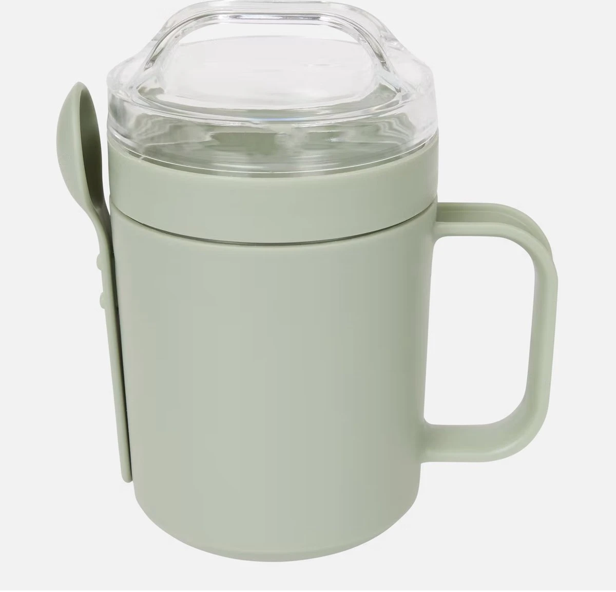 Merkloos Yoghurtbeker To Go - Muesli Beker - Lunchbeker - Mueslibeker - Yoghurt Beker Met Deksel En Lepel - Vaatwasser - Magnetron 3 Merkloos Yoghurtbeker To Go - Muesli Beker - Lunchbeker - Mueslibeker - Yoghurt Beker Met Deksel En Lepel - Vaatwasser - Magnetron - Afbeelding 3