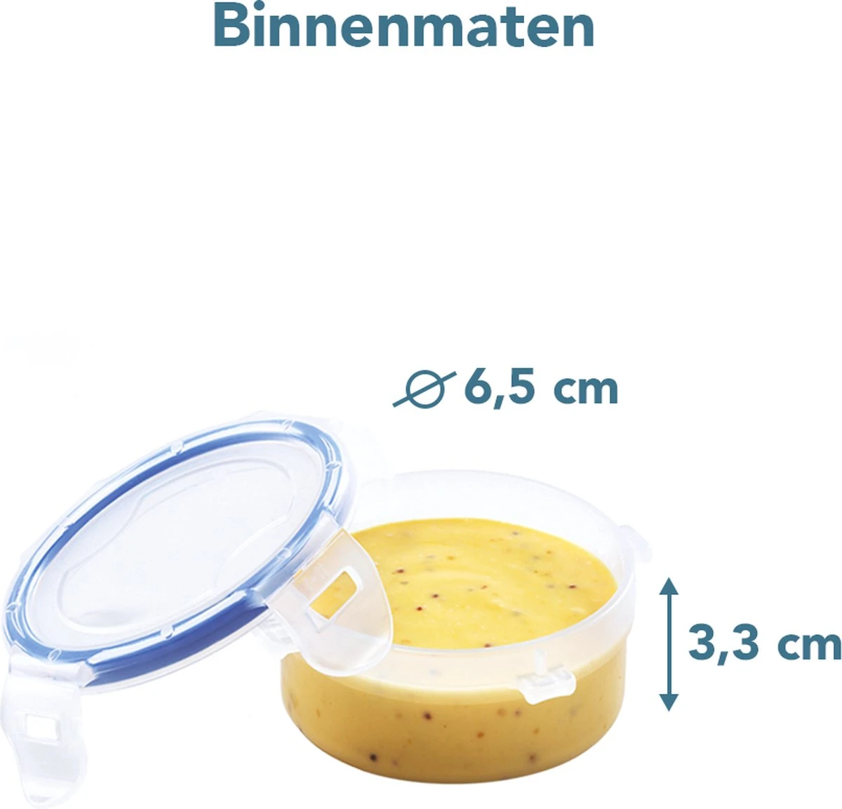 Lock&Lock (mini) Vershoudbakjes - Bewaardozen Voedsel - Sausbakjes Met Deksel - Dressing Bakje - Dressing To Go - Set Van 4 Stuks - Lekvrij - BPA Vrij - Klein - Rond - 100 Ml - Transparant 4 Lock&Lock (mini) Vershoudbakjes - Bewaardozen Voedsel - Sausbakjes Met Deksel - Dressing Bakje - Dressing To Go - Set Van 4 Stuks - Lekvrij - BPA Vrij - Klein - Rond - 100 Ml - Transparant - Afbeelding 4