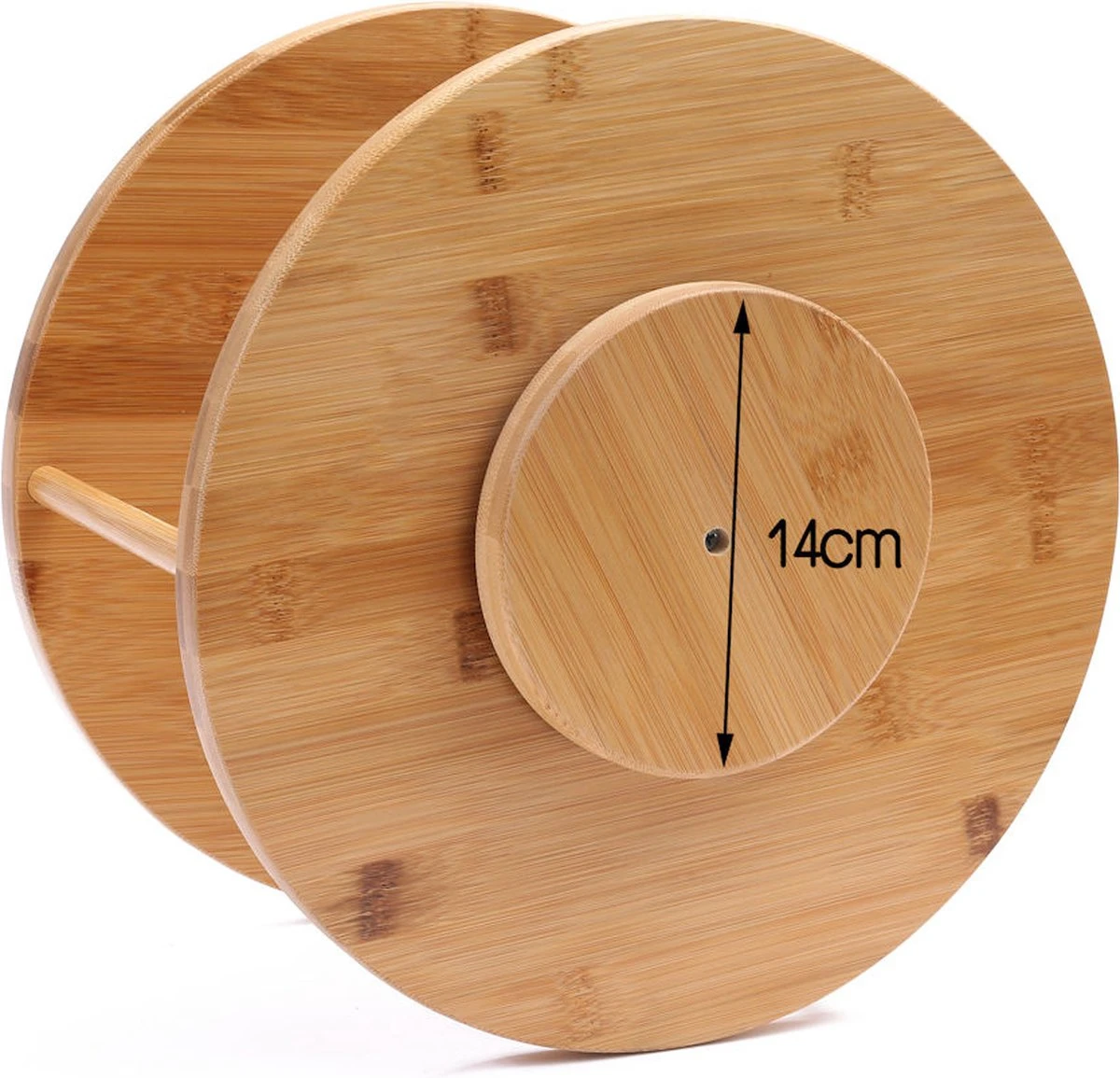 Merkloos Decopatent® Kruidenrek / Fruitschaal Bamboe - Rond - Kruiden Carrousel - Draaibaar - Staand Bamboe Specerijenrek Draaiplateau - Fruitrek 9 Merkloos Decopatent® Kruidenrek / Fruitschaal Bamboe - Rond - Kruiden Carrousel - Draaibaar - Staand Bamboe Specerijenrek Draaiplateau - Fruitrek - Afbeelding 9