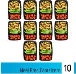 Meal Prep Bakjes - 10 Stuks - 2 Compartimenten - Lunchbox - Diepvriesbakjes - Vershoudbakjes - Plastic Bakjes Met Deksel - Magnetron Bakjes Met Deksel - Meal Prep - Vershouddoos - 1L - BPA Vrij – Fitcrafters 11 Meal Prep Bakjes - 10 Stuks - 2 Compartimenten - Lunchbox - Diepvriesbakjes - Vershoudbakjes - Plastic Bakjes Met Deksel - Magnetron Bakjes Met Deksel - Meal Prep - Vershouddoos - 1L - BPA Vrij – Fitcrafters -Mepal Shop 1200x1166 3