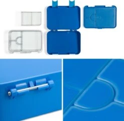 Klarstein Schmatzfatz Junior Lunchbox 6 Vakken - Bento - Vershouddoos 21,3 X 15 X 4,5 Cm (BxHxD) - BPA-vrij - Vaatwasserbestendig -Mepal Shop 1200x1170 1