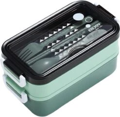 Lunchbox - Meal Prep Bakjes - Lunch Box Met Deksel - Meal Prep – Bento Box - Lunchtrommel Met Bestek Groen 27 Lunchbox - Meal Prep Bakjes - Lunch Box Met Deksel - Meal Prep – Bento Box - Lunchtrommel Met Bestek Groen -Mepal Shop 1200x1175