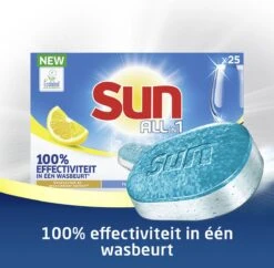 SUN® Sun All-In-1 Citroen Vaatwastabletten - 7 X 24 Tabletten - Voordeelverpakking 18 SUN® Sun All-In-1 Citroen Vaatwastabletten - 7 X 24 Tabletten - Voordeelverpakking -Mepal Shop 1200x1176 4