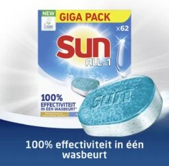 SUN® Sun All-in 1 Normaal Vaatwastabletten - 62 Tabletten - Voordeelverpakking 11 SUN® Sun All-in 1 Normaal Vaatwastabletten - 62 Tabletten - Voordeelverpakking -Mepal Shop 1200x1176 6
