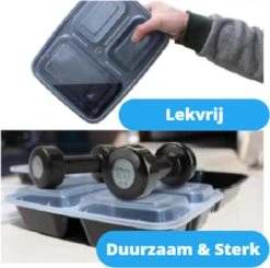Meal Prep Bakjes - 6 Stuks - 3 Compartimenten - Vershoudbakjes - Meal Prep - 1L - Magnetron Bakjes Met Deksel - Vershouddoos 12 Meal Prep Bakjes - 6 Stuks - 3 Compartimenten - Vershoudbakjes - Meal Prep - 1L - Magnetron Bakjes Met Deksel - Vershouddoos -Mepal Shop 1200x1189 8