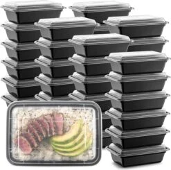 Buxibo - 50 Meal Prep Bakjes - Salade/Lunch Box - Diepvriesbakjes - Vershoudbakjes - Plastic Bakjes Met Deksel - Vershouddoos - Magnetron Vaatwasser Bestendig - 24 Oz/0.7 Liter Inhoud - Herbruikbaar - Kunststof - BPA Vrij - Zwart 15 Buxibo - 50 Meal Prep Bakjes - Salade/Lunch Box - Diepvriesbakjes - Vershoudbakjes - Plastic Bakjes Met Deksel - Vershouddoos - Magnetron Vaatwasser Bestendig - 24 Oz/0.7 Liter Inhoud - Herbruikbaar - Kunststof - BPA Vrij - Zwart -Mepal Shop 1200x1192 7
