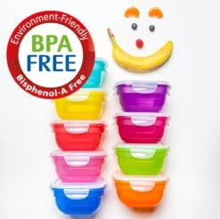 Lock&Lock Vershoudbakjes Set Met Deksel - Snackdoosjes - 9 Stuks - Lekvrij - Stapelbaar - Volwassenen En Kinderen - Multicolor Mix -Mepal Shop 1200x1194 6