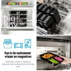 Meal Prep Bakjes - 14 Stuks - 3 Compartimenten - Lunchbox - Diepvriesbakjes - Vershoudbakjes - Plastic Bakjes Met Deksel - Magnetron Bakjes Met Deksel - Meal Prep - Vershouddoos - 1L - BPA Vrij - Fitcrafters 13 Meal Prep Bakjes - 14 Stuks - 3 Compartimenten - Lunchbox - Diepvriesbakjes - Vershoudbakjes - Plastic Bakjes Met Deksel - Magnetron Bakjes Met Deksel - Meal Prep - Vershouddoos - 1L - BPA Vrij - Fitcrafters -Mepal Shop 1200x1196 8