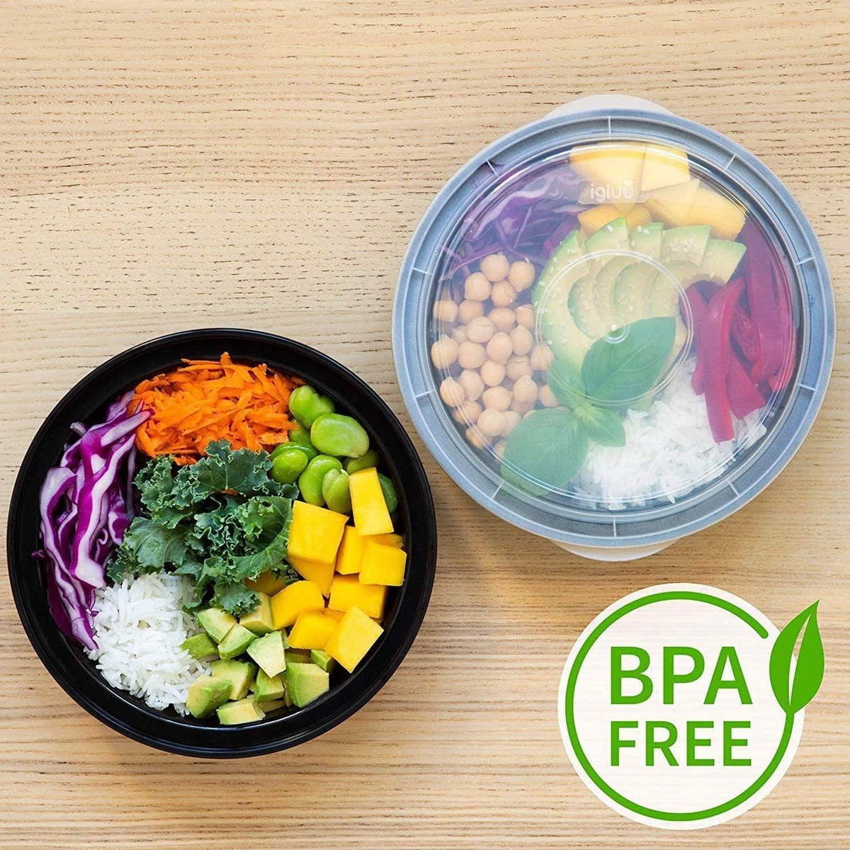Ronde Meal Prep Bakjes - 10 Stuks - Herbruikbaar - Mealprep Containers Met Deksels - Lek Vrij - Saladebakjes - Vershoudbakje - BPA Vrij - Magnetronbakje - Diepvriesbakje - Koelkastbakje - Pokebowl - 850 ML - Zwart 4 Ronde Meal Prep Bakjes - 10 Stuks - Herbruikbaar - Mealprep Containers Met Deksels - Lek Vrij - Saladebakjes - Vershoudbakje - BPA Vrij - Magnetronbakje - Diepvriesbakje - Koelkastbakje - Pokebowl - 850 ML - Zwart - Afbeelding 4
